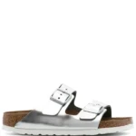 Birkenstock Arizona Birko-Flor ? Electric Metallic Silver