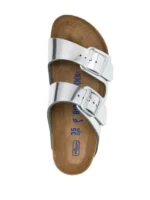 Birkenstock Arizona Birko-Flor ? Electric Metallic Silver - Image 4