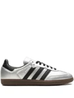 Adidas Samba OG Silver Metallic Black Gum