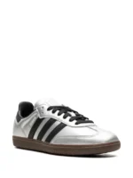 Adidas Samba OG Silver Metallic Black Gum - Image 4