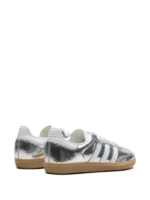 Adidas Samba OG Silver Metallic Cracked Leather - Image 4