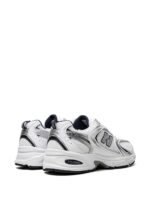 New Balance 530 White Silver Navy - Image 3