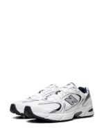 New Balance 530 White Silver Navy - Image 5