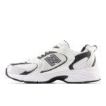 New Balance 530 White Silver Metallic Black - Image 3