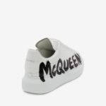 Alexander McQueen Oversized Graffiti White Black - Image 3
