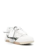 OFF-WHITE Out Of Office OOO Low Tops For Walking White Black - Image 4