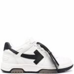 OFF-WHITE Out Of Office OOO 30 MM Low Tops Black White Blue