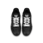 Louis Vuitton LV Trainer Black Embossed Monogram - Image 5