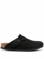 Birkenstock Boston Soft Footbed Suede Black