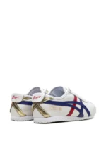 Onitsuka Tiger Mexico 66 White Dark Blue Red Gold - Image 4