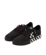OFF-WHITE Vulcanized Low Canvas Black White - Image 4