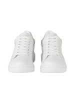 Alexander McQueen Sneakers Women Leather White/sliver - Image 4