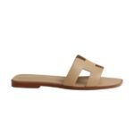 Hermes Oran sandal Beige Lin