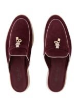 Loro Piana Charms Walk Babouche Loafer Suede Aguaje - Image 5