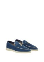 Loro Piana Summer Charms Walk Loafer Suede Ocean Heart - Image 2