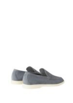 Loro Piana Summer Walk Loafer Suede Frozen Blue - Image 3