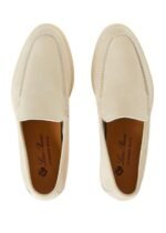 Loro Piana Summer Walk Loafer Suede Nougat - Image 4