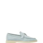 Loro Piana Summer Charms Walk Loafer Suede Spring Waterfall Melange