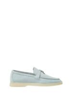 Loro Piana Summer Charms Walk Loafer Suede Spring Waterfall Melange