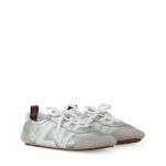 Louis Vuitton LV Sneakerina Metallic Grained Silver - Image 6