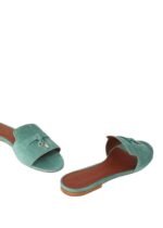 Loro Piana Summer Charms Sandal Green Sap - Image 5
