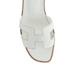 Hermes Oran sandal Blanc - Image 4