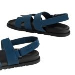 Hermes Genius sandal Bleu Turquin - Image 3
