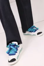 Lanvin Curb Sneaker White Blue - Image 3