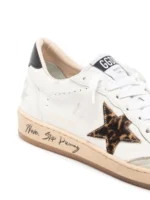 Golden Goose Ball Star with leopard print pony skin star and black heel tab - Image 3