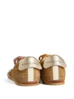 Golden Goose True-Star in tobacco-colored suede star platinum heel tab - Image 2