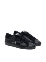 Golden Gosse Super-Star in black nappa with black suede star and heel tab - Image 4