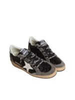 Golden Goose Ball Star in glitter with leather star and metallic leather heel tab - Image 4
