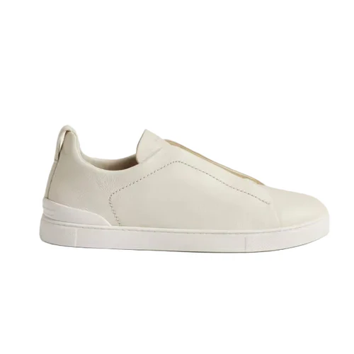 Untitled_design_17 White Zegna Triple Stitch™ SECONDSKIN Sneakers - Image 1